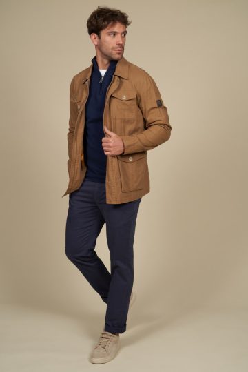 Pantalon chino stretch uni