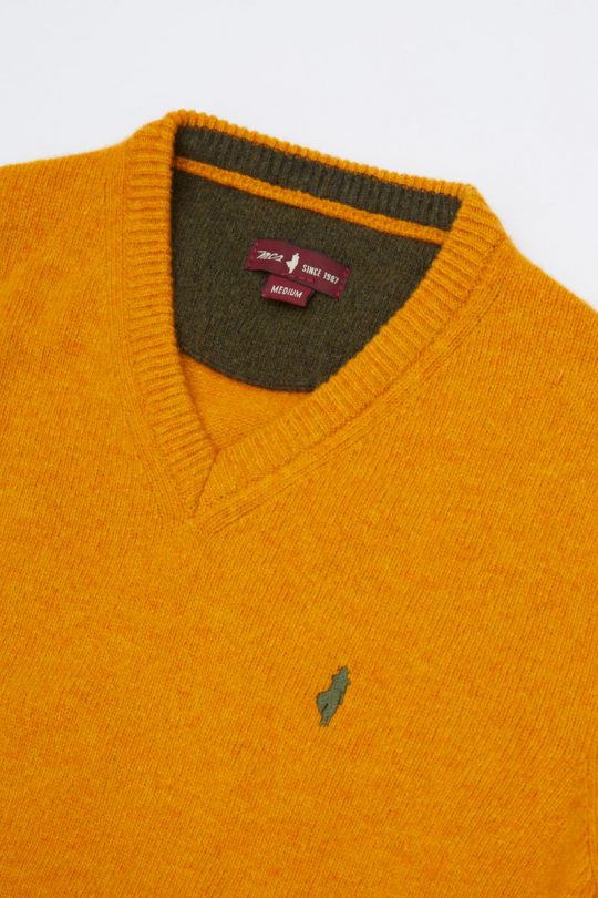 Lambswool V-neck sweater - MCS ex Marlboro Classic's