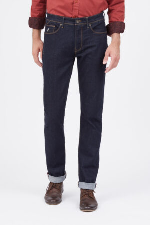 Jean brut regular tapered