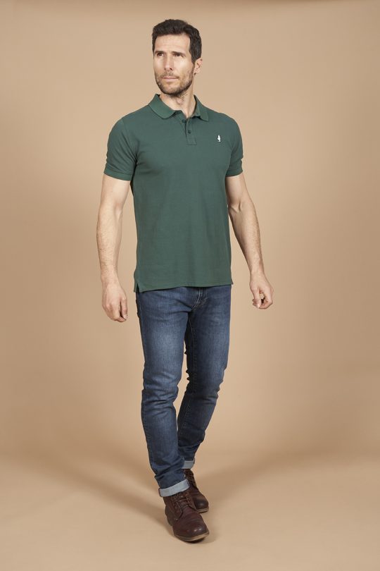 Polo pique uni MCS ex Marlboro Classic s
