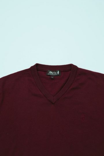 Pull col V en coton cashmere