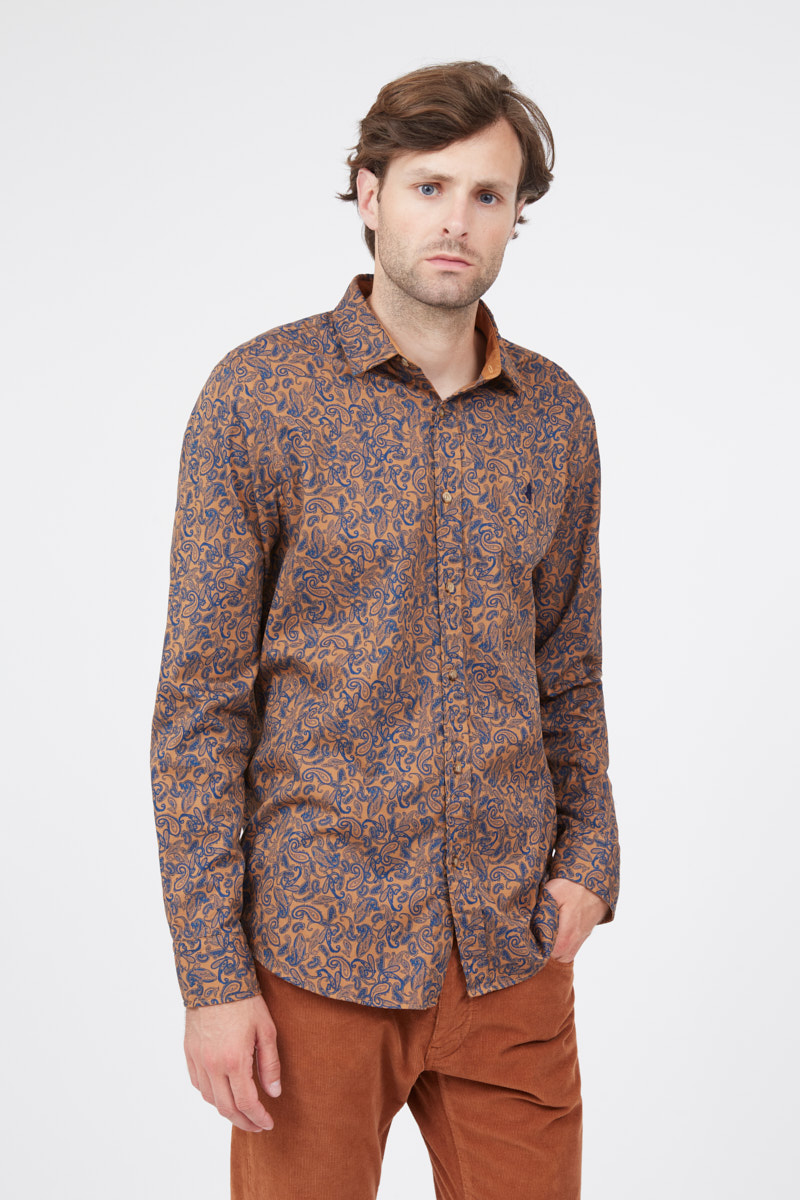 Homme Chemise Chemise bohème Floral Cachemire Tribal Imprimés Photos