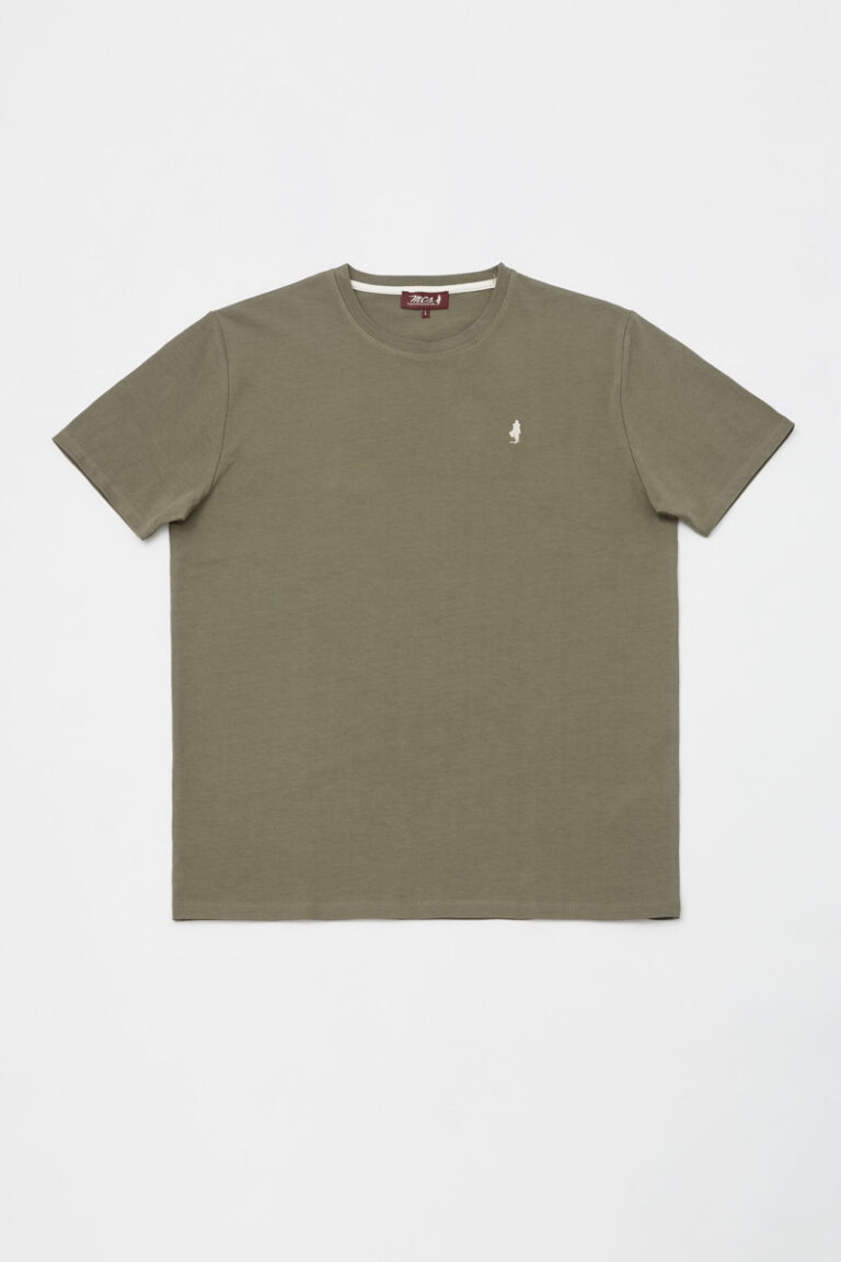 T-shirt col rond uni épais