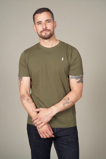 Round neck plain t-shirt
