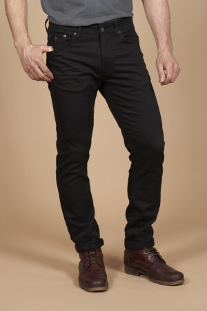 Jean stretch regular tapered uni