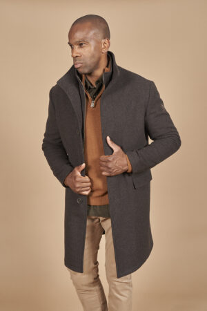 Manteau 3/4 lainage