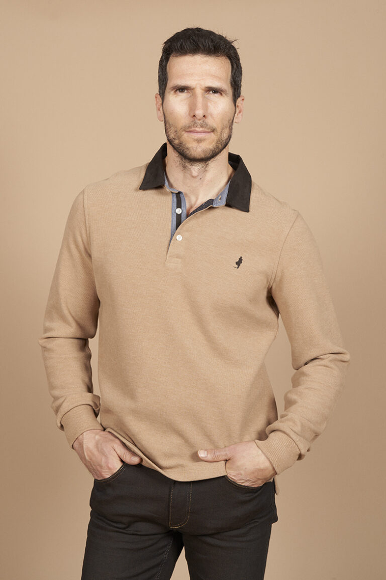 Polo manches longues chaud