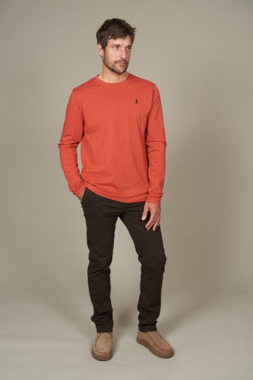 Plain round neck tee shirt