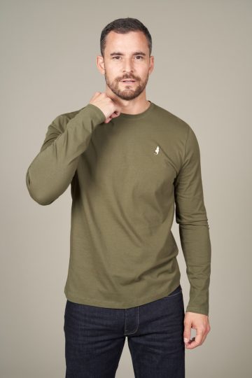 Plain round neck tee shirt