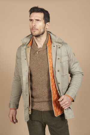 1/2 zip wool sweater