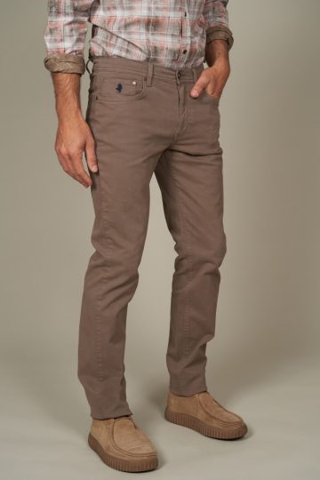 Pantalon 5 poches gabardine stretch