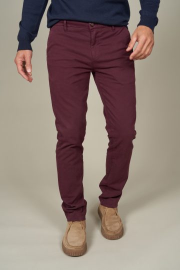 Pantalon chino gabardine stretch