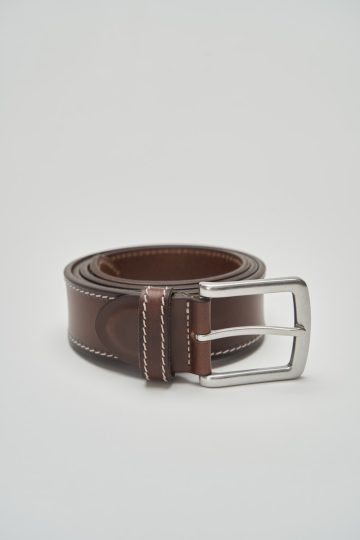 Ceinture en cuir style scellier
