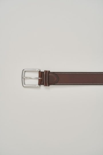 Ceinture en cuir style scellier