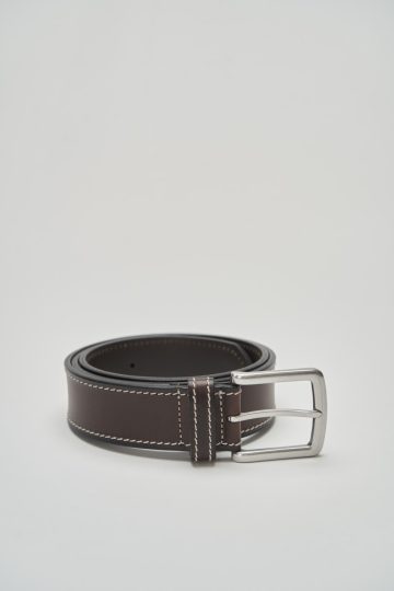 Ceinture en cuir style scellier