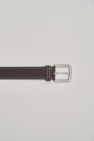 Ceinture en cuir style scellier