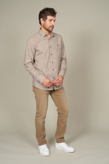 Chemise imprimée tulipe