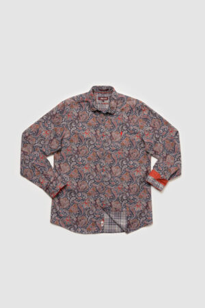 Suede belt with embossed central band