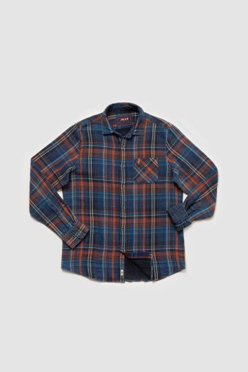 Chemise épaisse à carreaux