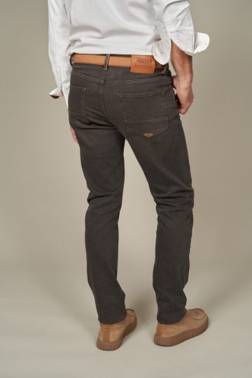 Jean stretch regular tapered coloré