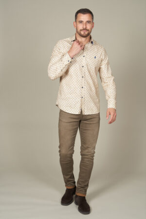 Jean stretch regular tapered couleur