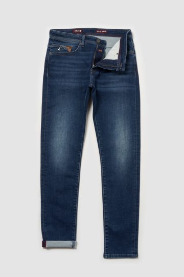 Jean stretch slim stone washed