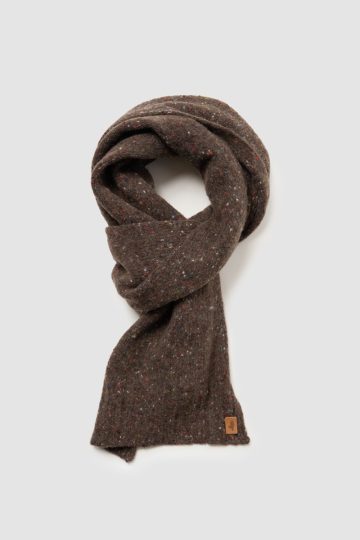 Melange wool scarf