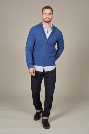 Gilet zippé en laine