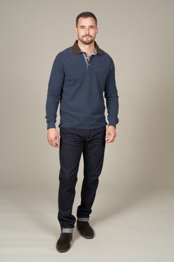 Polo manches longues chaud