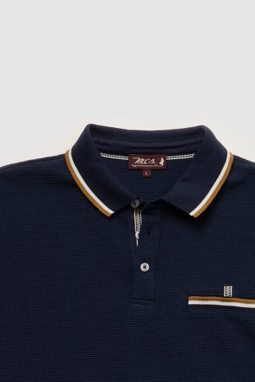 Polo manches longues à poche
