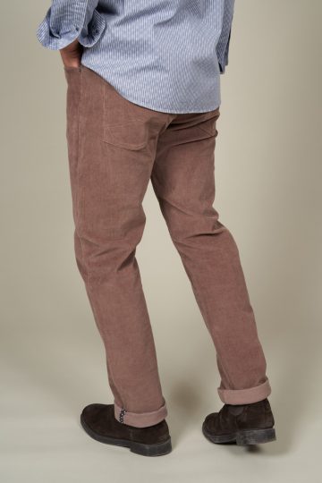 Pantalon 5 poches velours côtelé