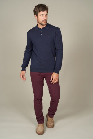 Pantalon chino gabardine stretch