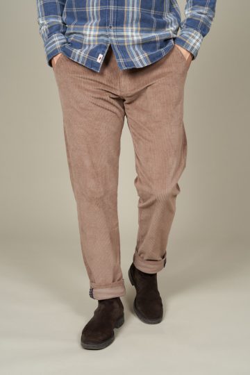 Plain corduroy chino pants