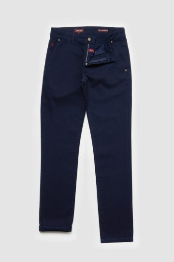 Pantalon chino armuré slim