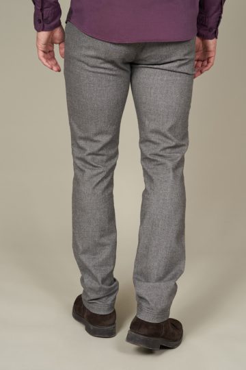 Woven herringbone chino pants
