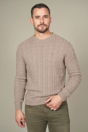 Plain gabardine 5-pocket pants