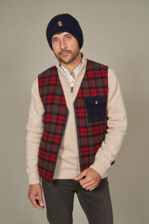 Gilet en lainage sans manches